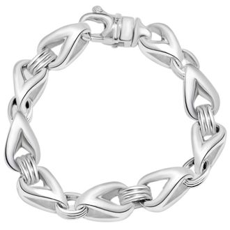 Pompeii3 Mens 14k Gold (160gram) or Platinum (257gram) 13.5mm Link Bracelet 9