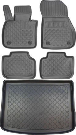 OEM Bmw Serie 2 F45 Active Tourer Monovolumen Desde Septiembre De 2014. Juego De Alfombrillas Para Coche Y Maletero