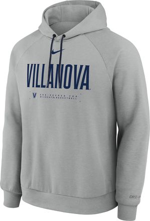 Nike Villanova Wildcats Nike Mens NCAA Basketball Coaches Pullover Hoodie in Grey | IM2751-063