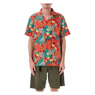 Patagonia Short Sleeve Shirts, male, Red, Size: XL Tidal Threads Camp Shirt