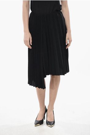 Saint Laurent Asymmetric Pleated Circle Skirt size 40