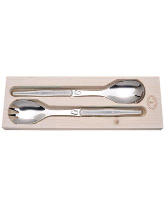 Jean Dubost Laguiole 2Pc Salad Server Set