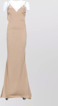 Tom Ford sleeveless satin maxi dress