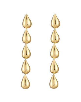 Liv Oliver 18K Drop Earrings