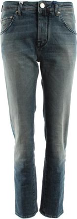 Jacob Cohen Scott Slim Cropped Carrot Jeans - Heren - Slim Fit Jeans - Blauw - W30 - Katoen - Jeans
