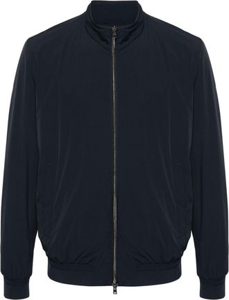 Herno lightweight bomber jacket - men - Spandex/Elastane/Polyamide/Polyurethane/Polyester - 56 - Blue