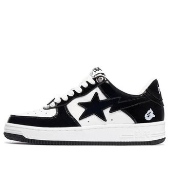 A Bathing Ape Bape STA Low Black White OZXSHM19X002I-BKA