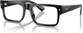 Prada Vista Stijlvol Model Zonnebril - unisex - Brillen - Zwart - 55 MM - Accessoires