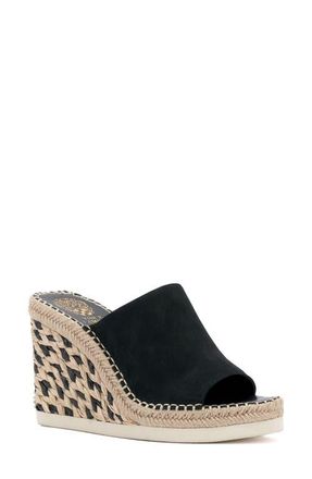 Vince Camuto Brissia Wedge Mule in Black at Nordstrom, Size 8