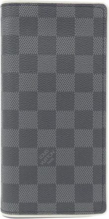Louis Vuitton Damier Graphite Damier Graphite Gray Taupe Damier Graphite Long Wallet (Bi-Fold) (Pre-Owned)