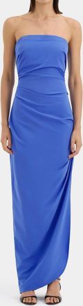 Sir. Sol Strapless Gown In Cobalt