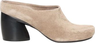 Loewe Heeled Mules - female - Loewe - Heeled Mules - Beige - 7 UK - Shoes