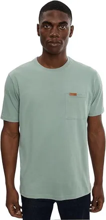 Pendleton Deschutes T-Shirts Short Sleeve Mens T Shirt Sage Green : 2XL, Cotton