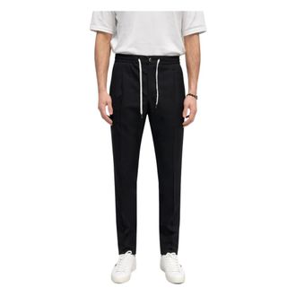 Pantaloni Torino Slim-fit Trousers, male, Black, Size: 2XL Pantalone Soft