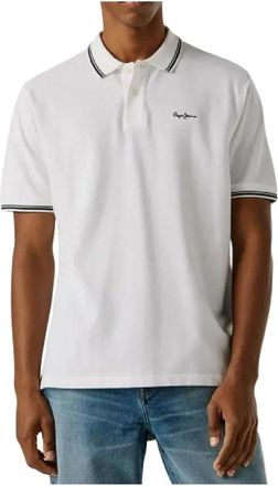 Pepe Jeans London Polo Carson - Heren - Polos - Wit - L - Tops