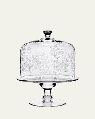 William Yeoward Fern Cake Stand & Dome