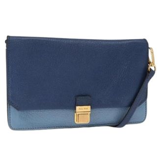 Miu Miu Borsa a spalla in pelle Pre-owned - - Pre-owned - Donna - Blu - ONE SIZE