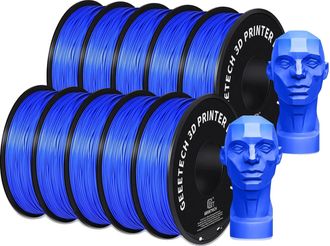 OEM Filamento Pla Para Impresoras 3d, Biodegradable, De Alta Resistencia, Azul