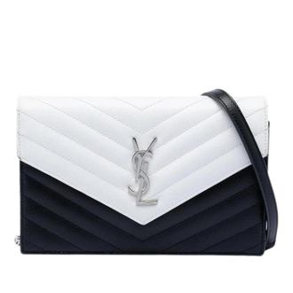 Saint Laurent Pre-owned Leren Schoudertas - Dames - Vintage Schoudertas - Veelkleurig - ONE Size - Leer - Vintage