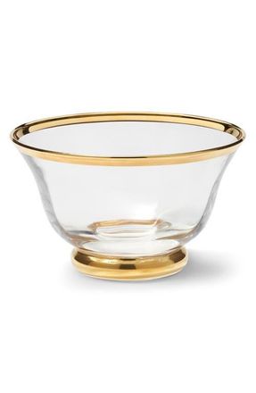 Aerin Sophia Nut Bowl in Clear/gold at Nordstrom