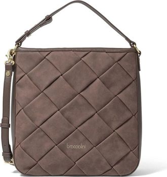 Braccialini Seraphina Lux Schoudertas - Dames - Tassen - Bruin - Maat: ONE Size Leer