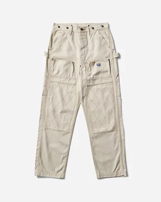 KAPITAL Men s Light Canvas Lumber Pants Ecru