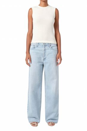 A Gold E Womens Low Slung Baggy Jeans In Spark