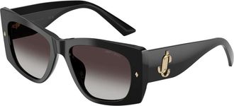 Jimmy Choo London Sunglasses, female, Black, Size: 54 MM Jc5061U Sunglasses