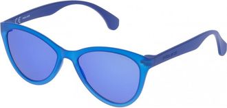 Police Mens SPL08654U43B 65 Sunglasses - Blue - One Size