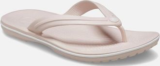 Crocs Womens Crocband Flip Womens Toe Post Sandals - White - Size: 7