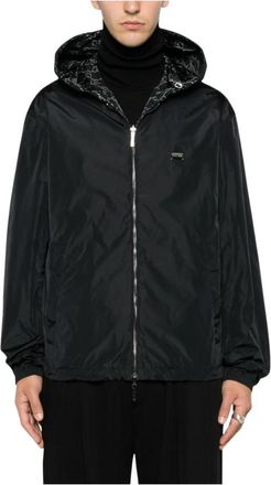 Emporio Armani Lichte Jassen - Heren - Zomerjassen - Zwart - 2XL - Jassen