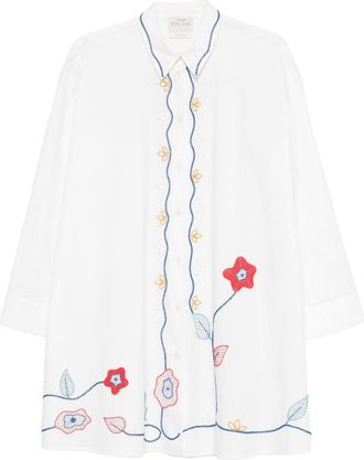 Forte_Forte Forte Forte Womens Embroide Cotton Shirt