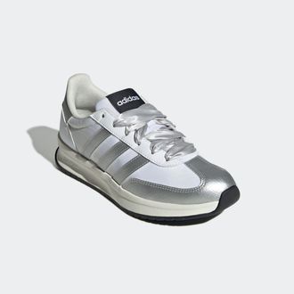 adidas Sneaker ADIDAS SPORTSWEAR RUN 70S 2.0, Damen, Gr. 38,5, weiss (cloud wei&szlig;, silber metallic, sanftes wei&szlig;), Synthetik, Textil, Schuhe Sneaker
