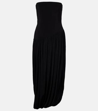 Ferragamo Draped bustier dress