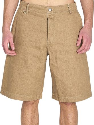 Jacquemus Beige Relaxed Solid Shorts