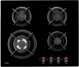 Amica Placa De Gas Amica Pg6411sr 4 Zonas Negro