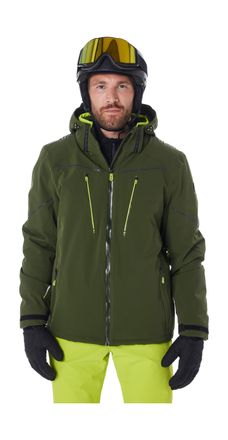 Killtec Skijacke KILLTEC KSW 50 MN SKI JCKT, Herren, Gr. XXL, waldmeister, Obermaterial: 84% Polyamid, 16% Elasthan;Futter: 100% Polyester;F&uuml;llung: 100% Polye