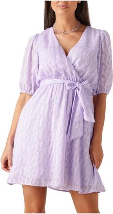 Freebird by Steven Kleedjes, Dames, Paars, L, Elegante Lila Dita Jurk