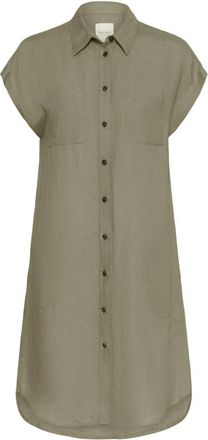 Part Two Ellena PW DR - Dames - Shirt Kleedjes - Groen - 4XL - Kleedjes