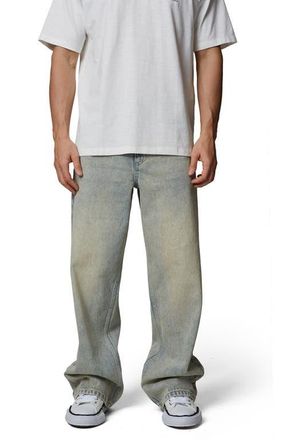 Good For Nothing Straight Leg Baggy Jeans in Medium Blue at Nordstrom, Size Xx-Large Uk