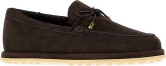 Tod's Womens Dark Brown Suede Loafers 9999 Mocassini