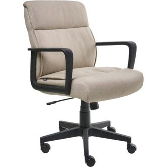 Beliani Office Chair BYRON Fabric Beige