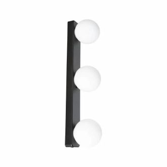 Paulmann Gove Aplique Negro Mate 3 Llamas Ip44