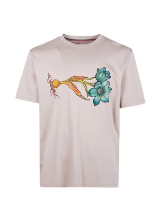 Paul Smith Mens Flower Print T-Shirt
