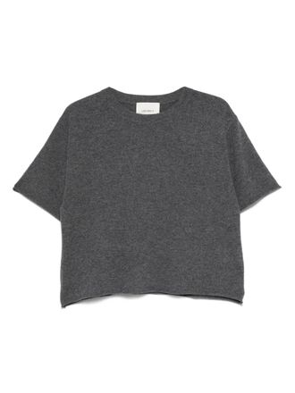 Lisa Yang cashmere t-shirt - women - Cashmere - 0 - Grey