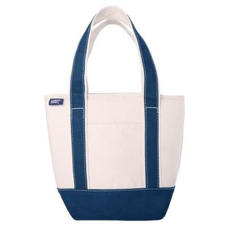Lands End Small Insulated Tote Bag with Zip Closure, Travel Cooler Bag for the Pool, Park, and Day Trips in Navy at Nordstrom