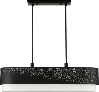 Livex Lighting Noria Black 6 Light Chandelier