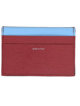 Paul Smith Two-Tone Cow Leather Minimalist Card Holder