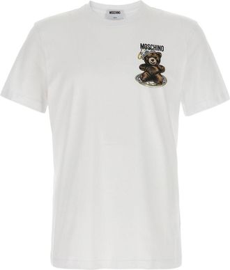 Moschino White Crew Neck T-Shirt