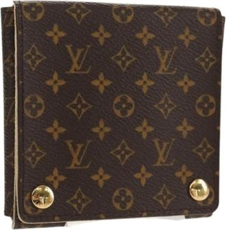 Louis Vuitton Pre-owned Wallets, female, Brown, Size: ONE SIZE Pre-owned Canvas Pouch